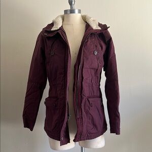 American Eagle Burgundy Coat